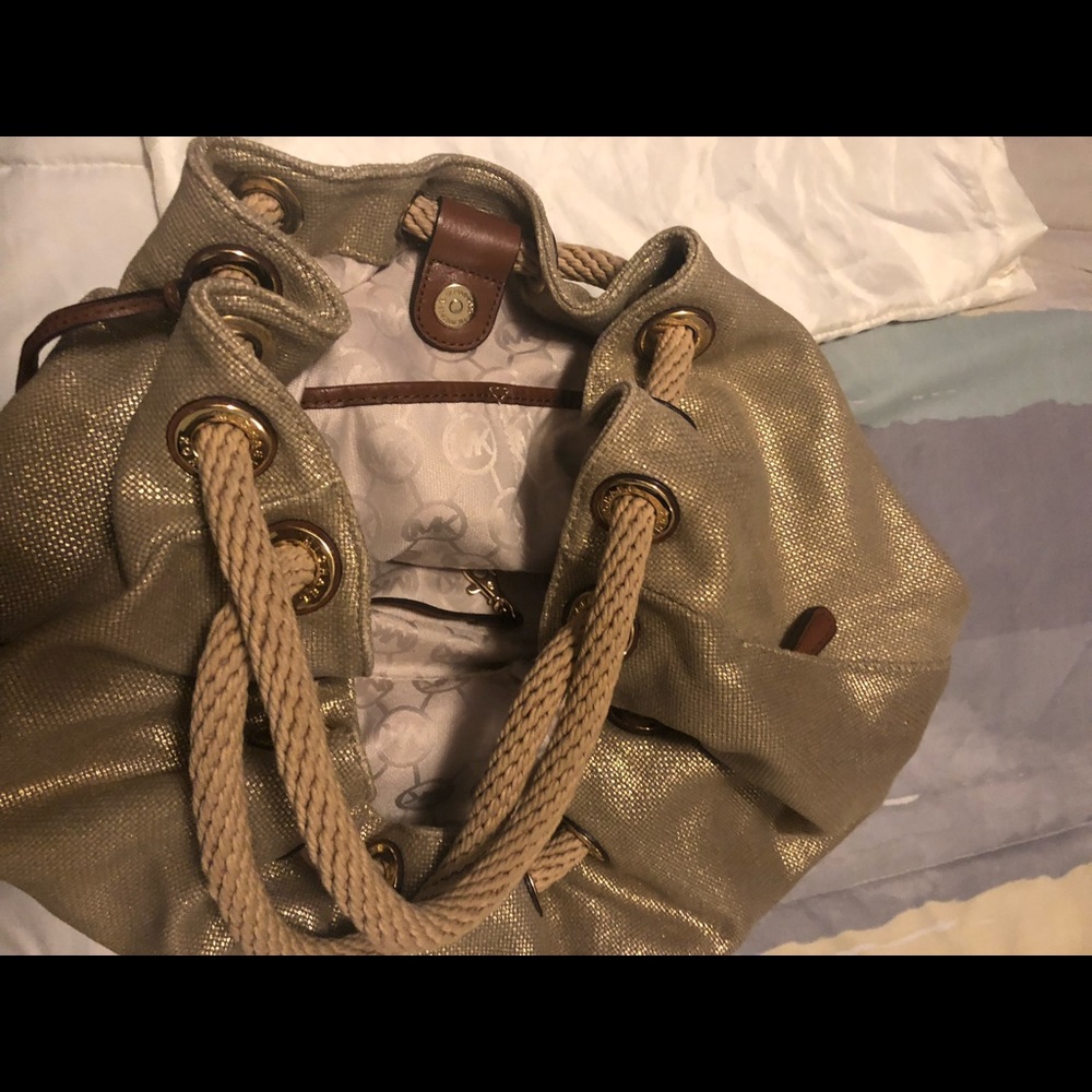 Summertime Gold roped MK bag